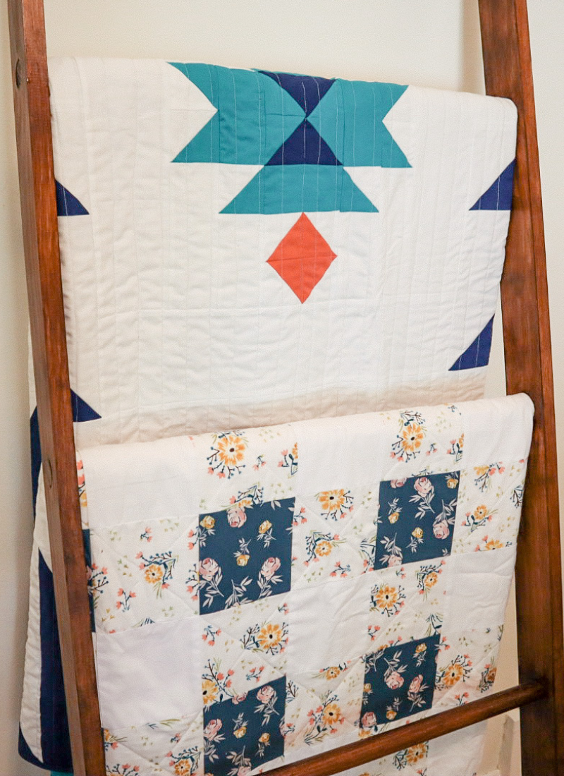 How to Fold a Quilt for a Quilt Ladder