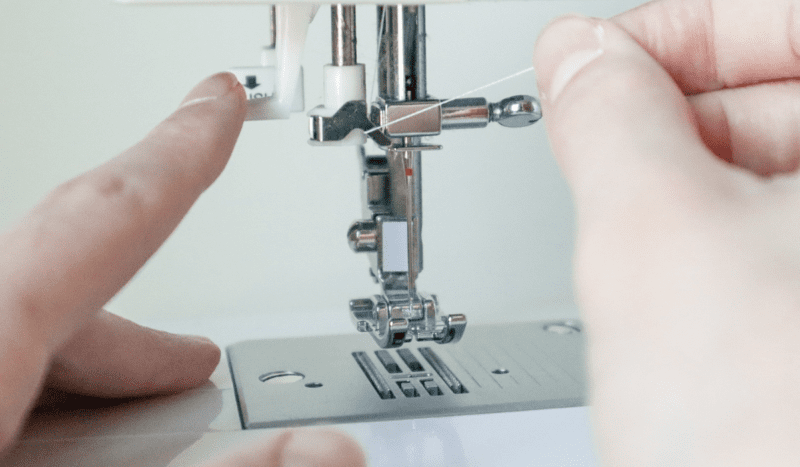 How to Thread a Singer Tradition Sewing Machine - Hailey Stitches