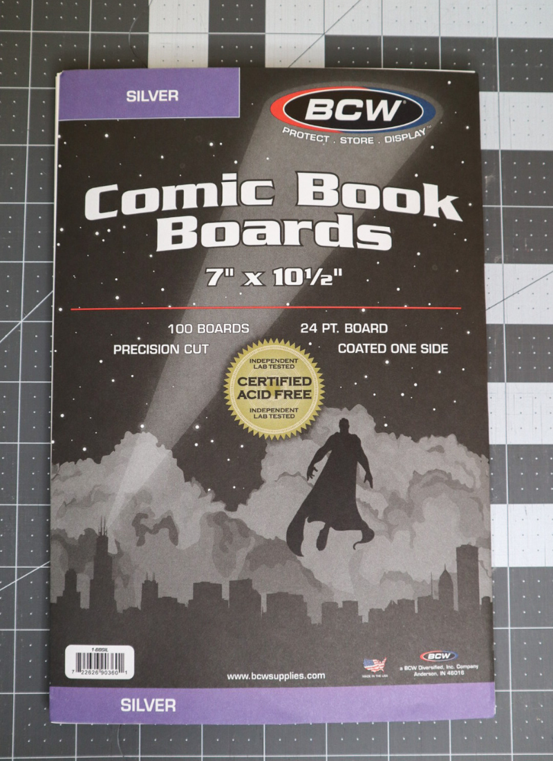 How to Fold Fabric on Comic Book Boards Hailey Stitches