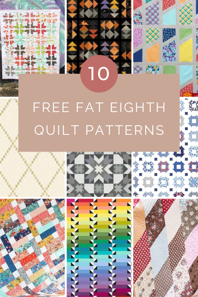 10 Free Fat Eighth Quilt Patterns Hailey Stitches