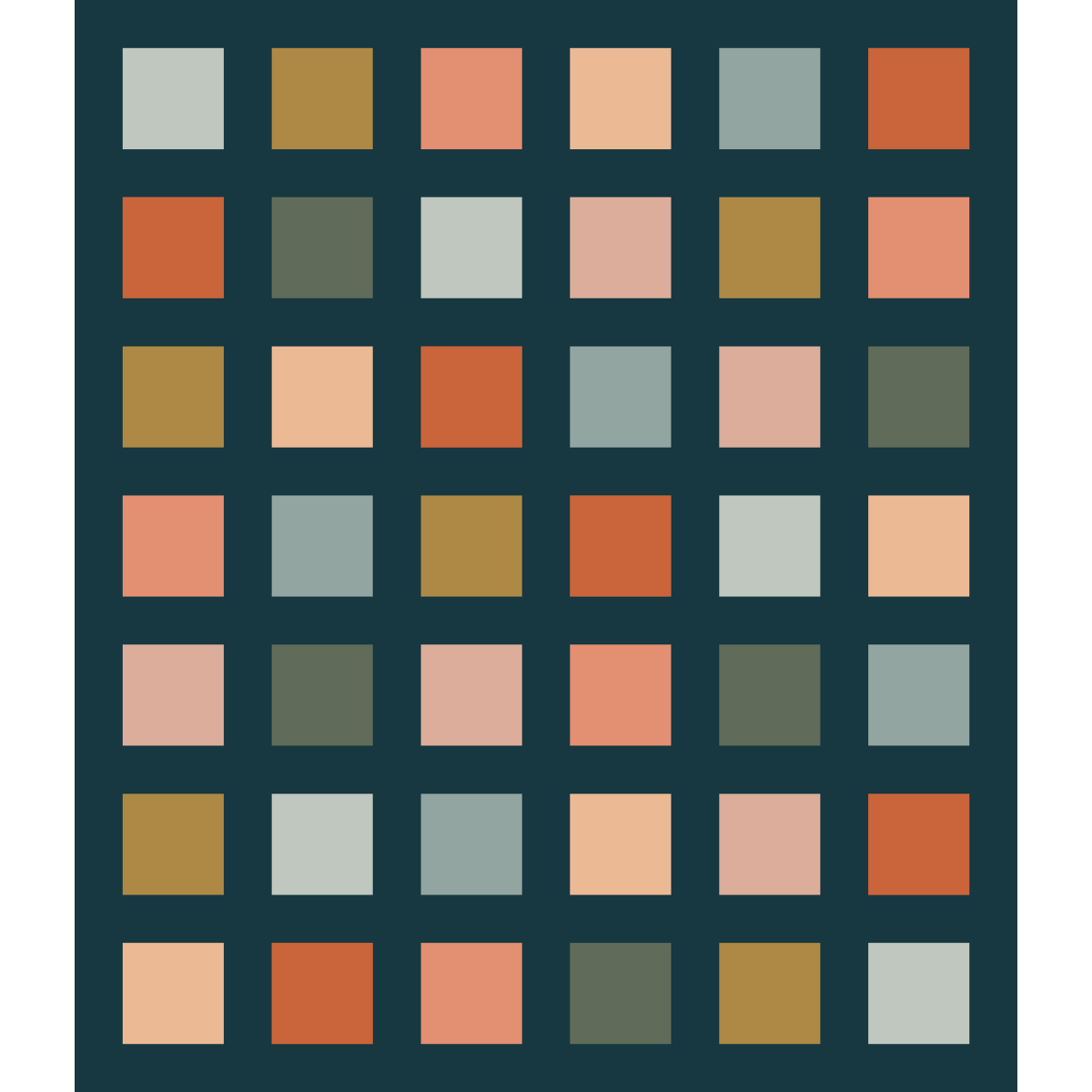 Simple Sashing Quilt Pattern (PDF Download)