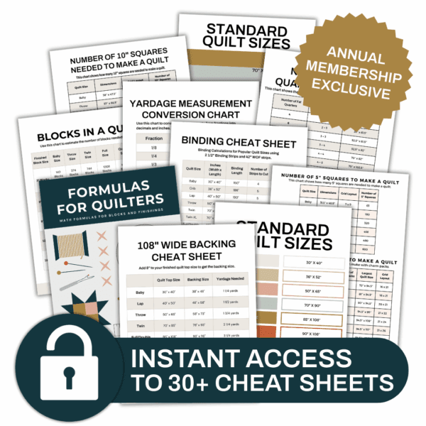 Quilt Cheat Sheet Club Membership (Annual) - Image 4