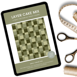 Layer Cake Mix Quilt Pattern (PDF Download)
