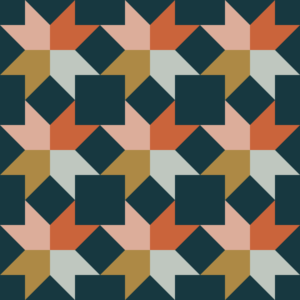 Four Patch Sawtooth Star Quilt Pattern (PDF Download)