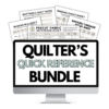 Quilter's Quick Reference Bundle (PDF Download)