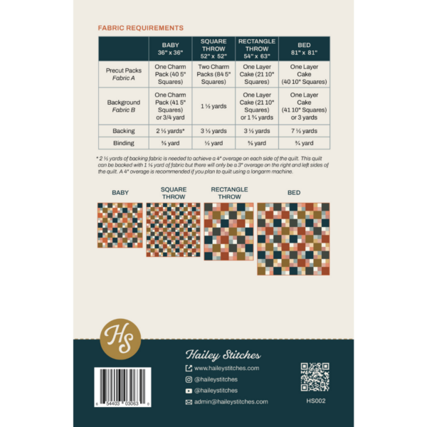 Simple Four Patch Quilt Pattern (PDF Download) - Image 3