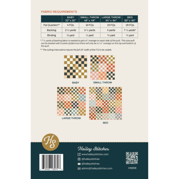 Simple Sixteen Patch Quilt Pattern (PDF Download) - Image 3